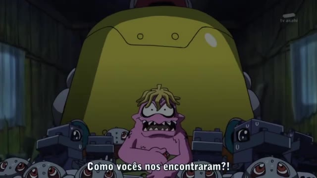 Digimon Xros Wars Episódio - 20Zona da Poeira, A Grande Cidade de Lixo do Grand Locomon!