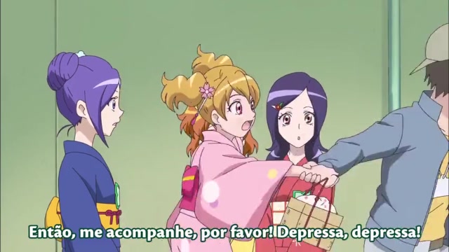 Fresh Pretty Cure Episódio - 50Tantos sorrisos! Todo mundo vai ter sua felicidade!