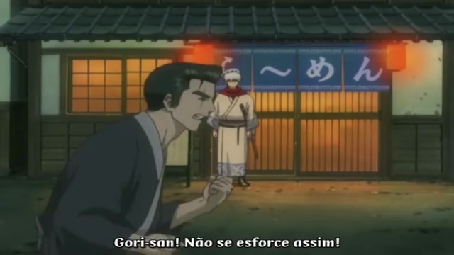 Gintama Episódio - 156Precisa De Um Pouco De Coragem Para Entrar No Estande De Um Vendedor De Rua