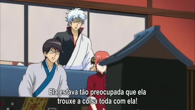 Gintama Episódio - 224Ecstasy azul e vermelho