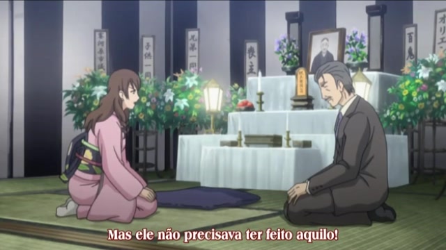 Jigoku Shoujo Mitsuganae 3 Temporada Episódio - 19Neve, lua e flores de cereja