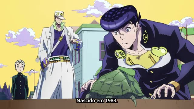 JoJo No Kimyou Na Bouken: Diamond Wa Kudakenai Episódio - 1Jotaro Kujo! Conhece Josuke Higashikata