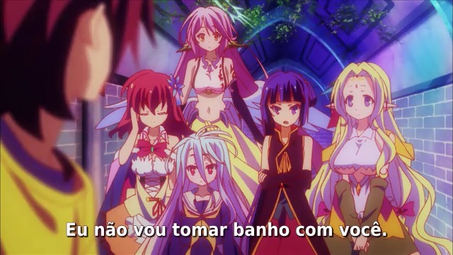 No Game No Life Episódio - 11Matando Gigante. Método Indutivo.