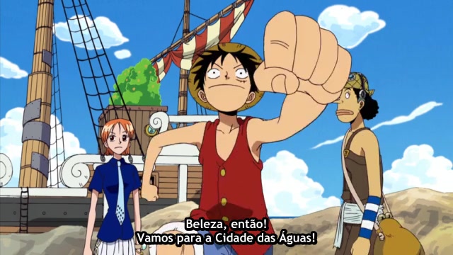One Piece Episódio - 229O Trem Do Oceano Funcionando!
