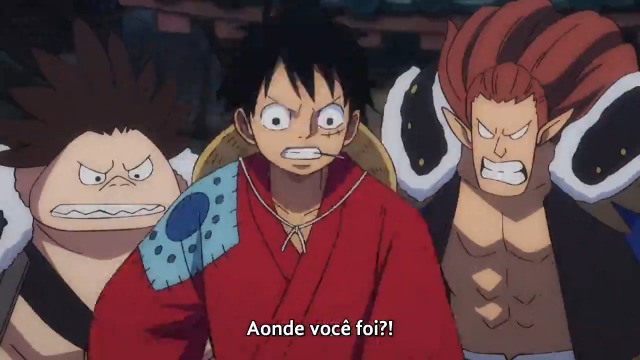 One Piece Episódio - 914Enfim, o Confronto! O Feroz Luffy vs. Kaido!