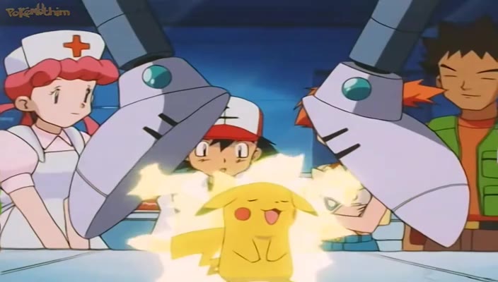 Pokemon Dublado Episódio - 208A Enfermeira Joy dos Pokémon de Água