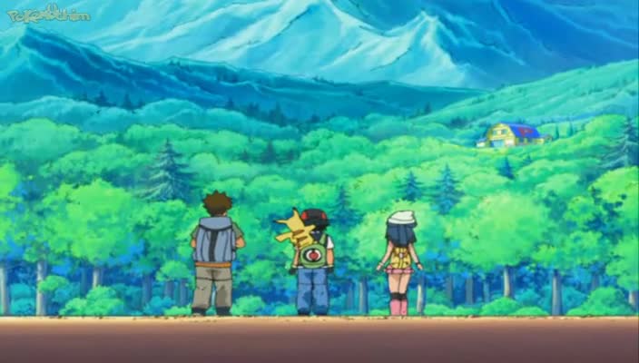 Pokemon Dublado Episódio - 483Deixa Com o Brock!