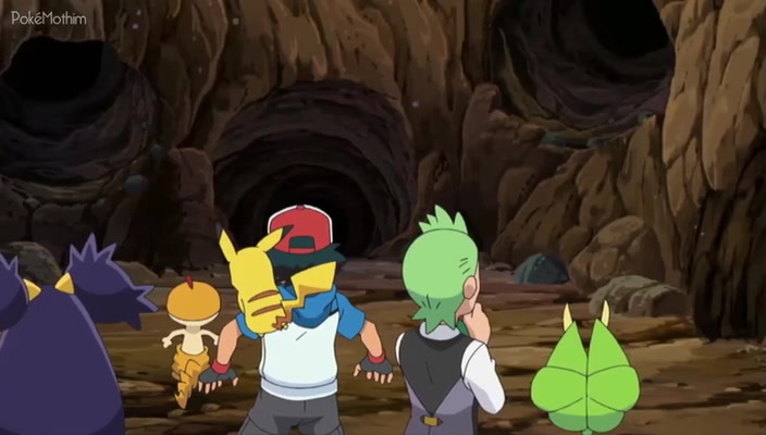 Pokemon Dublado Episódio - 736Na Batalha Contra os Devoradores de Folhas!