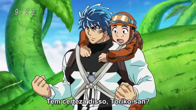 Toriko Episódio - 51A reunião de Toriko e Luffy! Encontre a fruta frutos do mar!